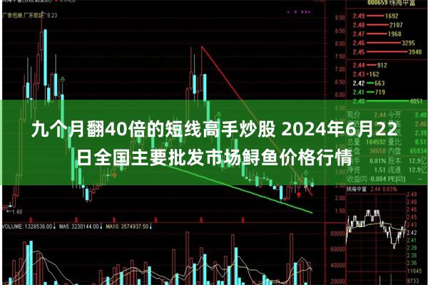 九个月翻40倍的短线高手炒股 2024年6月22日全国主要批发市场鲟鱼价格行情