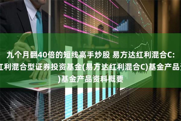 九个月翻40倍的短线高手炒股 易方达红利混合C: 易方达红利混合型证券投资基金(易方达红利混合C)基金产品资料概要