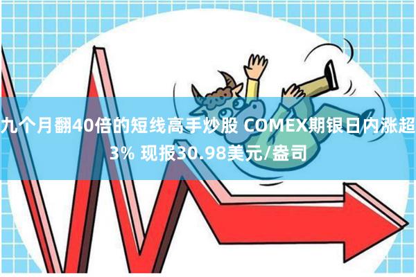 九个月翻40倍的短线高手炒股 COMEX期银日内涨超3% 现报30.98美元/盎司