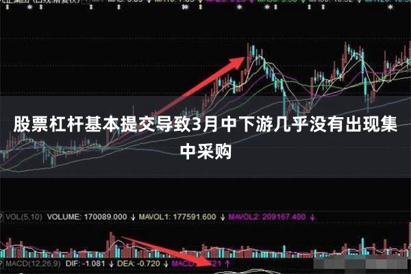 股票杠杆基本提交导致3月中下游几乎没有出现集中采购