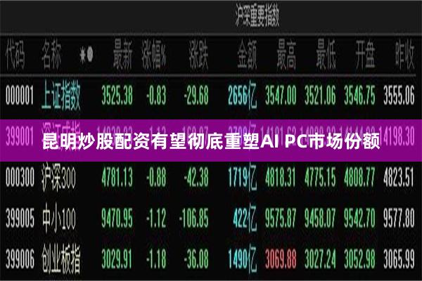昆明炒股配资有望彻底重塑AI PC市场份额